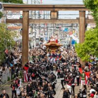 鳳だんじり祭り宮入